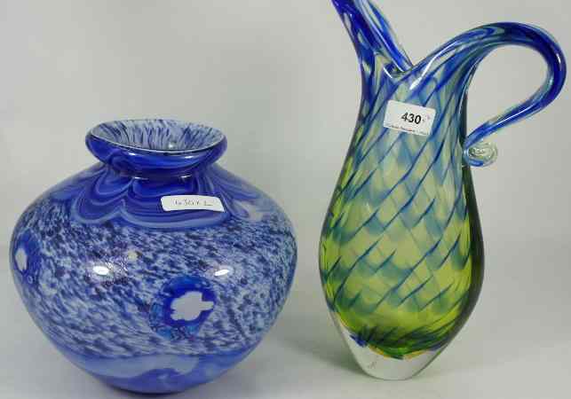 Appraisal: Large Murano Jug and Murano Glass Bowl