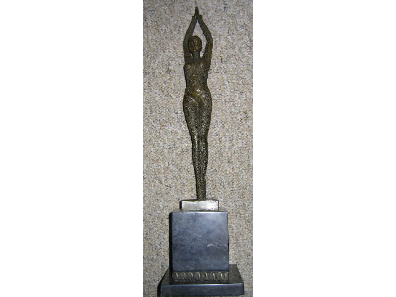 Appraisal: AFTER DEMETER H CHIPARUS RUMANIAN - Dancer bronze signed at