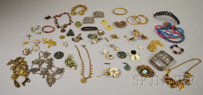 Appraisal: Large Group of Vintage and Costume Jewelry including bracelets brooches