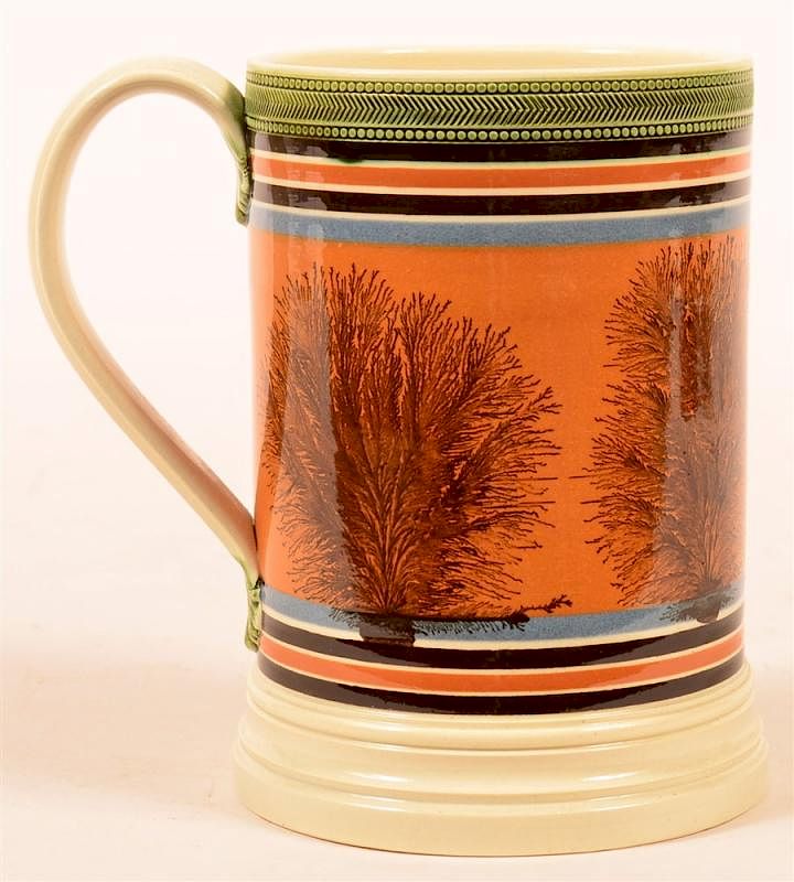 Appraisal: Carpentier Reproduction Seaweed Mocha Mug Don G Carpentier Reproduction Seaweed