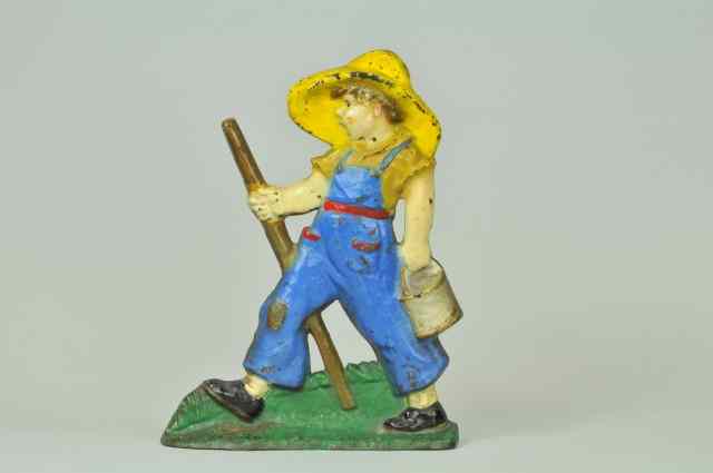 Appraisal: HUCKLEBERRY FINN DOORSTOP Littco Products cast iron storybook character great