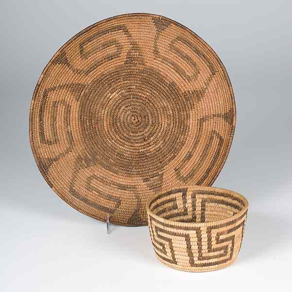 Appraisal: Pima and Tohono O'odham Baskets lot of includes a Pima