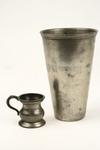 Appraisal: PCS th c PEWTER - Plain Tapered Beaker tall tall