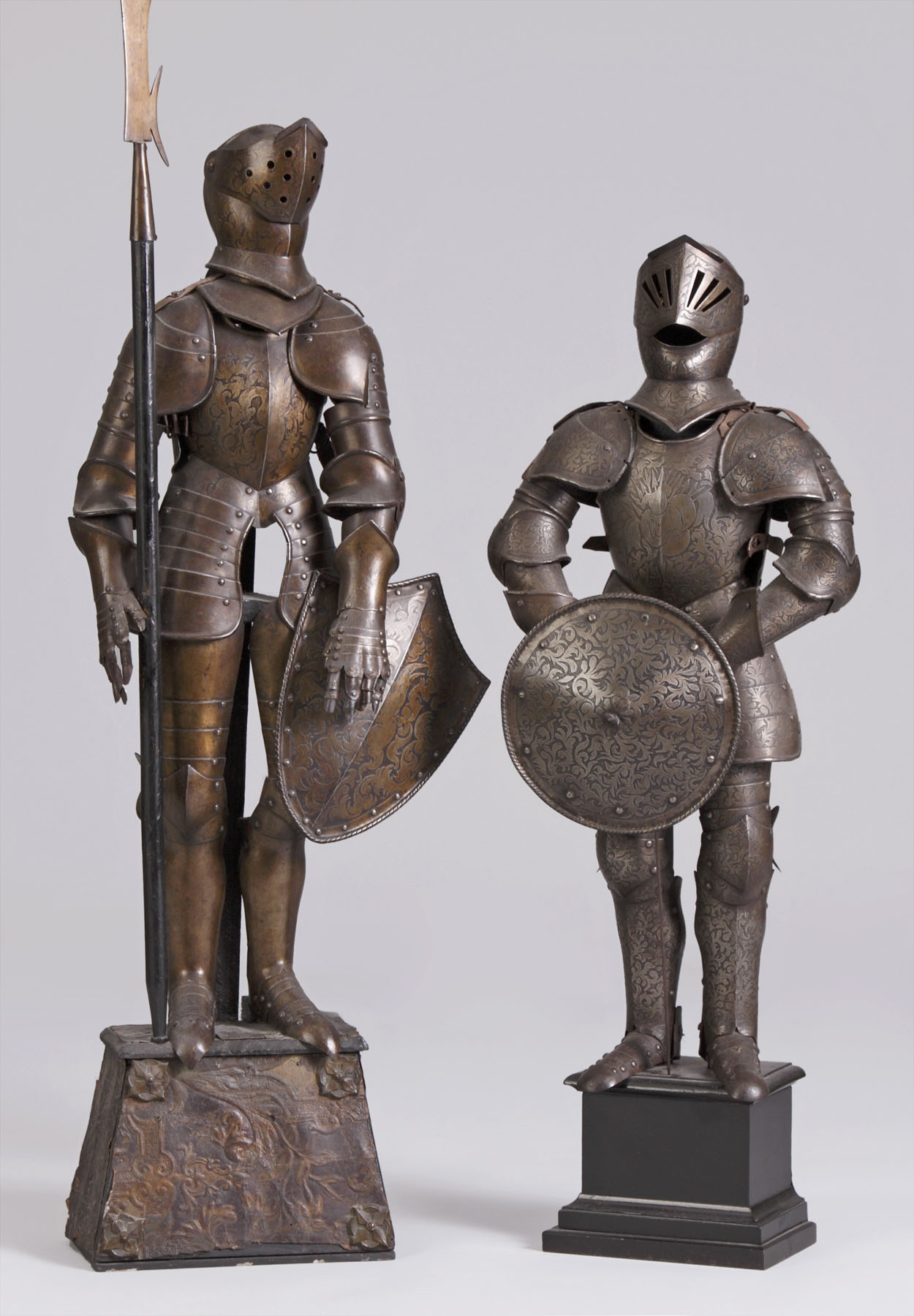 Appraisal: - Late th Early th Cent Miniature Suits of Armor