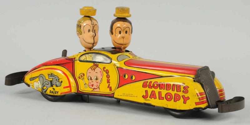 Appraisal: Tin Litho Marx Blondie's Jalopy Wind-Up Toy American Working One