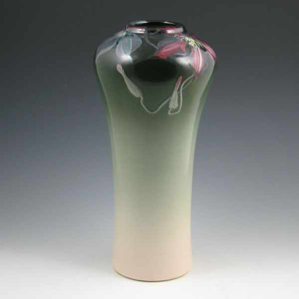 Appraisal: Tall shouldered Weller Eocean vase by Claude Leffler signed Leffler