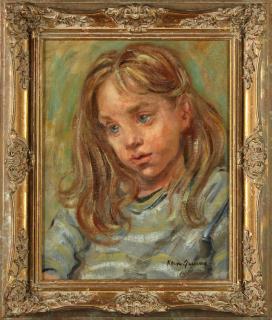 Appraisal: Marion Greenwood - Portrait of a Little Girl th c