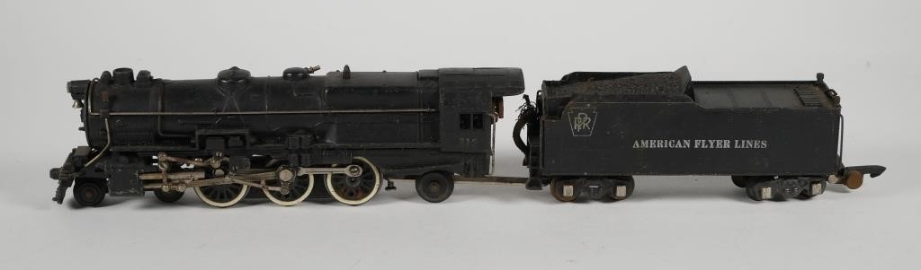 Appraisal: AMERICAN FLYER LOCOMOTIVE W TENDERAmerican Flyer Lines Engine w Tender