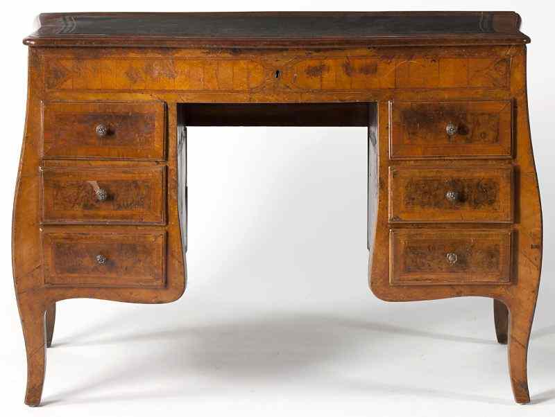 Appraisal: Continental Bombe Desk th century likely of Dutch origin having