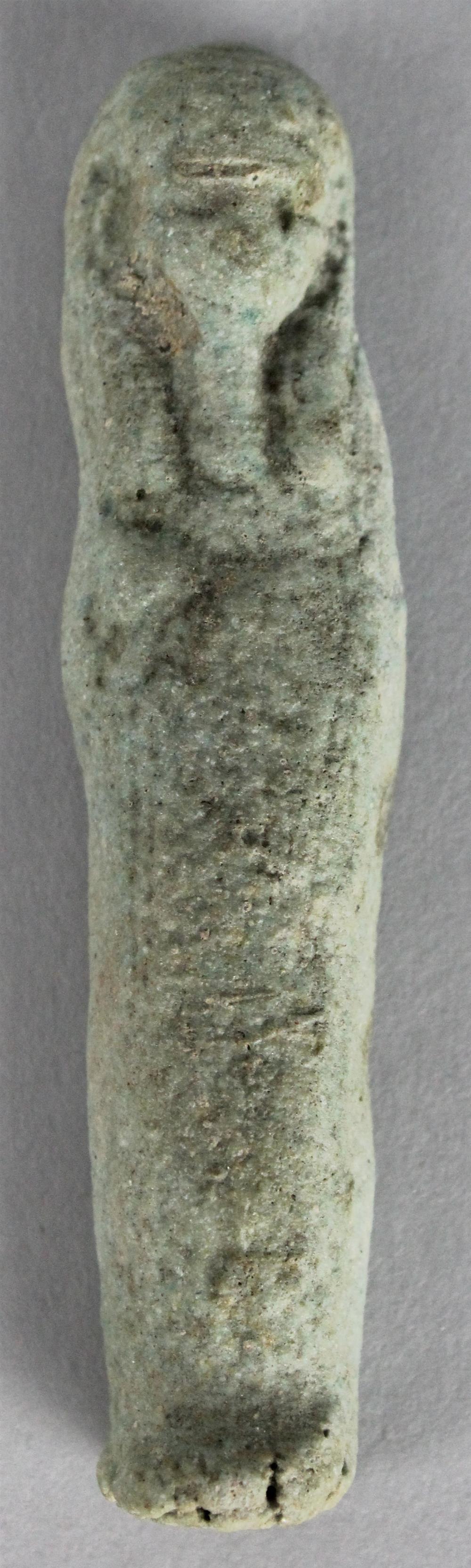 Appraisal: PTOLEMAIC HELLENISTIC DYNASTY APPROX - B C EGYPTIAN CLAY USHABTI