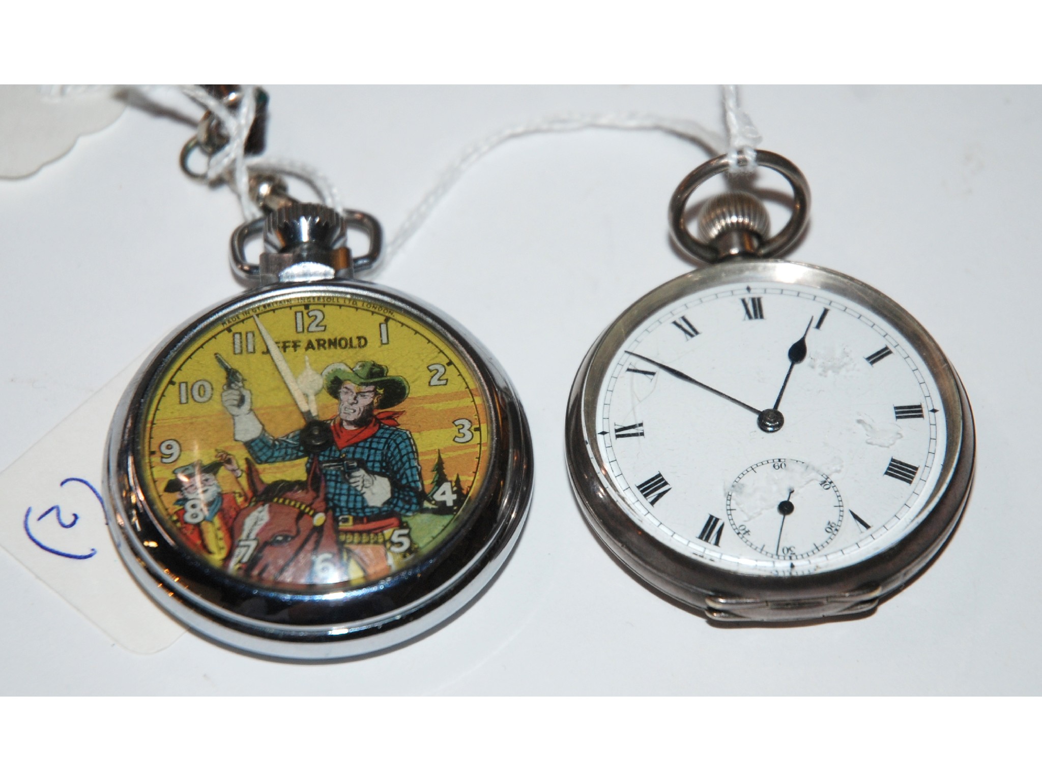 Appraisal: An Ingersoll Jeff Arnold pocket watch the reverse inscribed Eagle