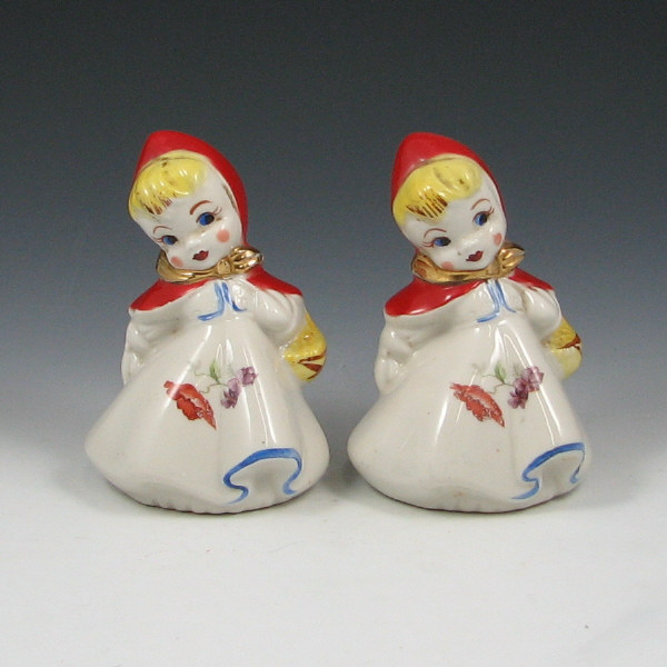 Appraisal: Hull Little Red Riding Hood Salt Pepper Shakers Little Red