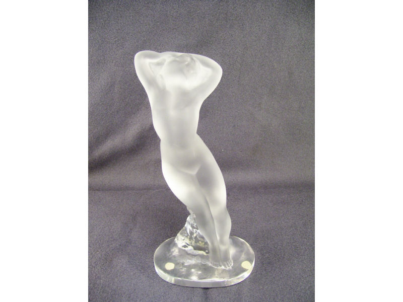 Appraisal: Lalique Danseuse Figure Satin nude figure of a dancer with