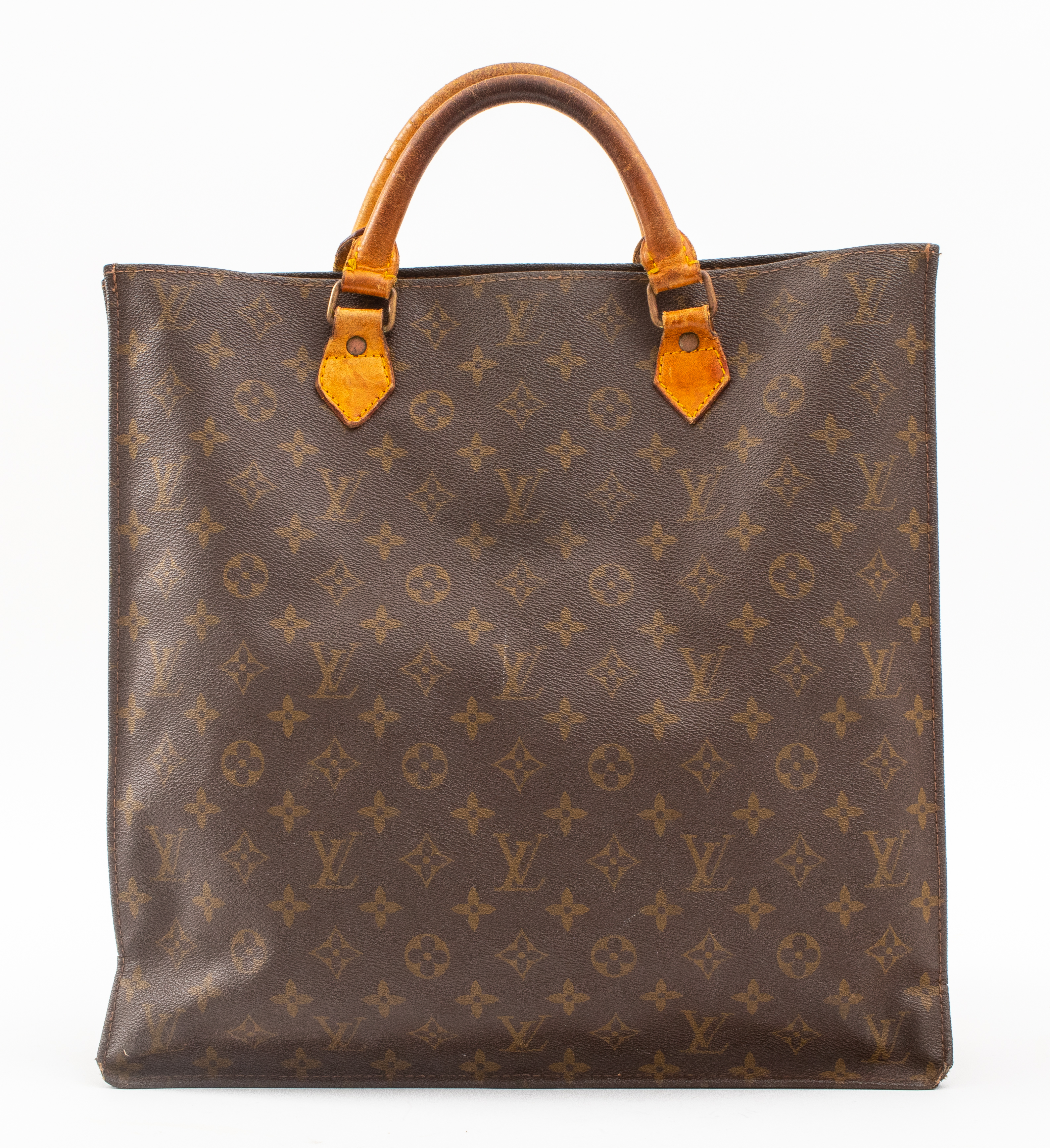 Appraisal: LOUIS VUITTON TOTE BAG Louis Vuitton tote bag purse with