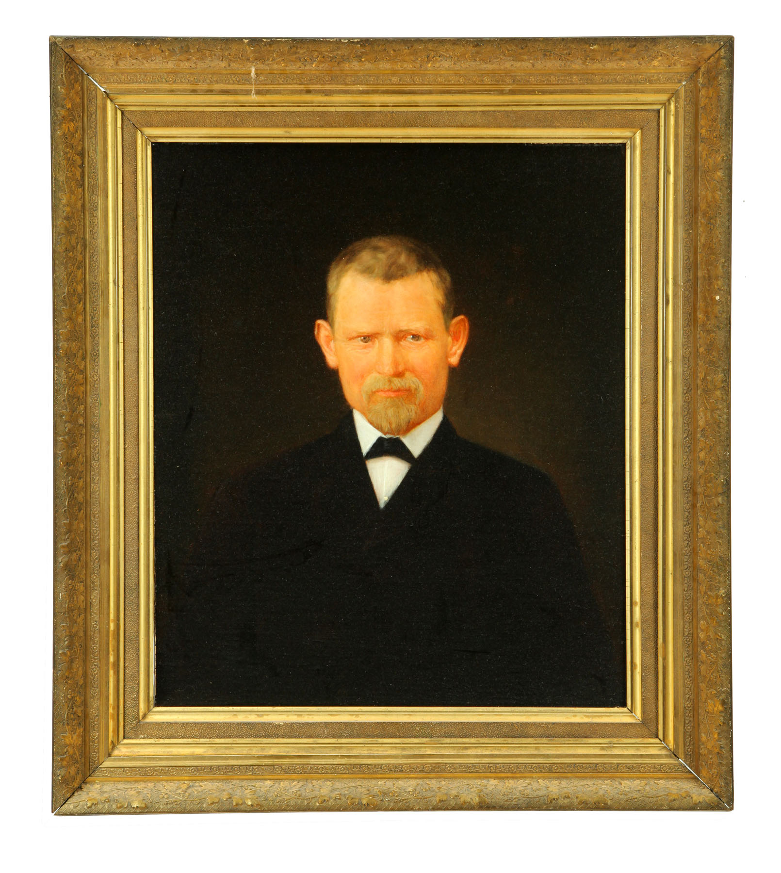 Appraisal: PORTRAIT OF A GENTLEMAN AMERICAN SCHOOL LATE TH CENTURY Oil