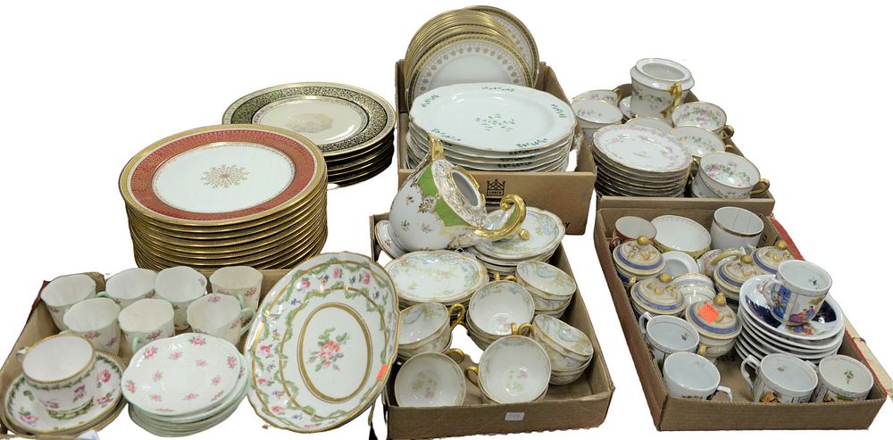 Appraisal: Large Group of Porcelain to include Shelley cups and saucers