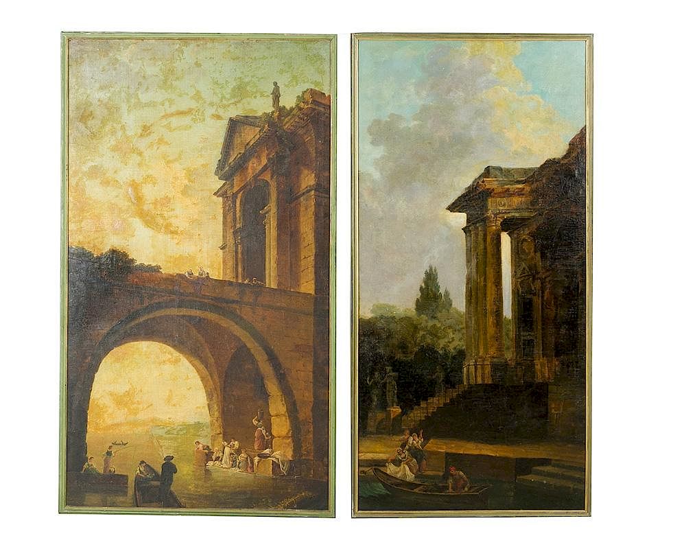 Appraisal: Hubert Robert - - attributed Hubert Robert - - attributed