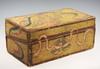 Appraisal: TH C PAINTED BOX - Maine Lap Jointed Rectangular Pine