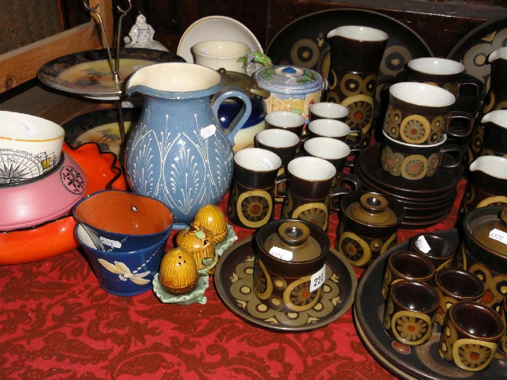 Appraisal: A quantity of Denby Arabesque pattern dinnerwares comprising three oval