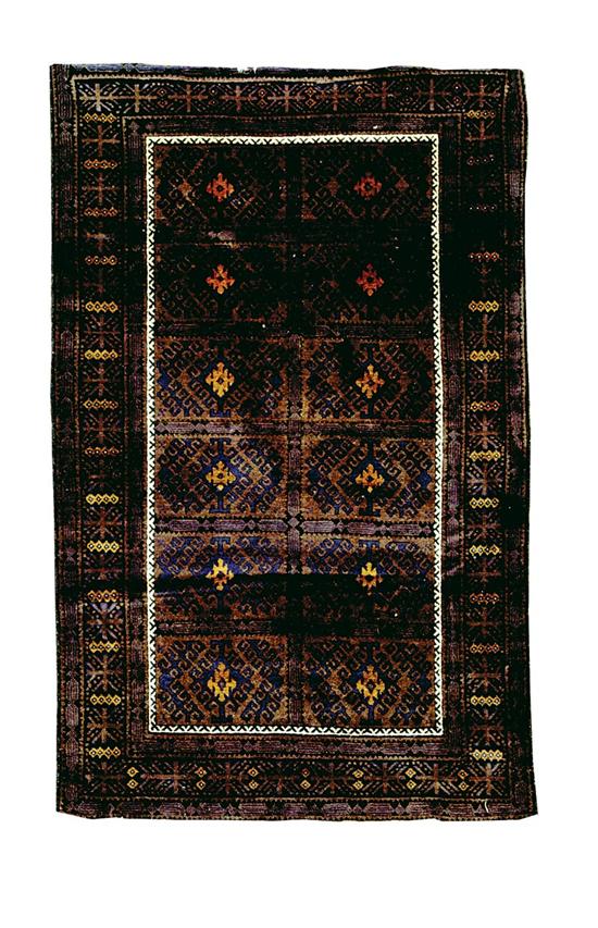 Appraisal: Tribal carpet ' x '