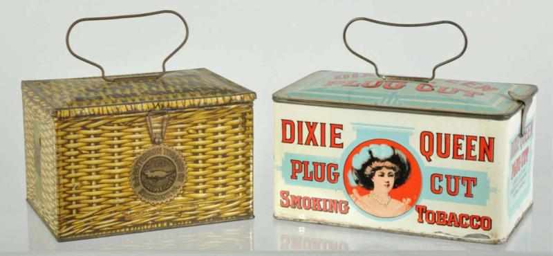 Appraisal: Lot of Tobacco Lunch Pails Description Includes Dixie Queen and