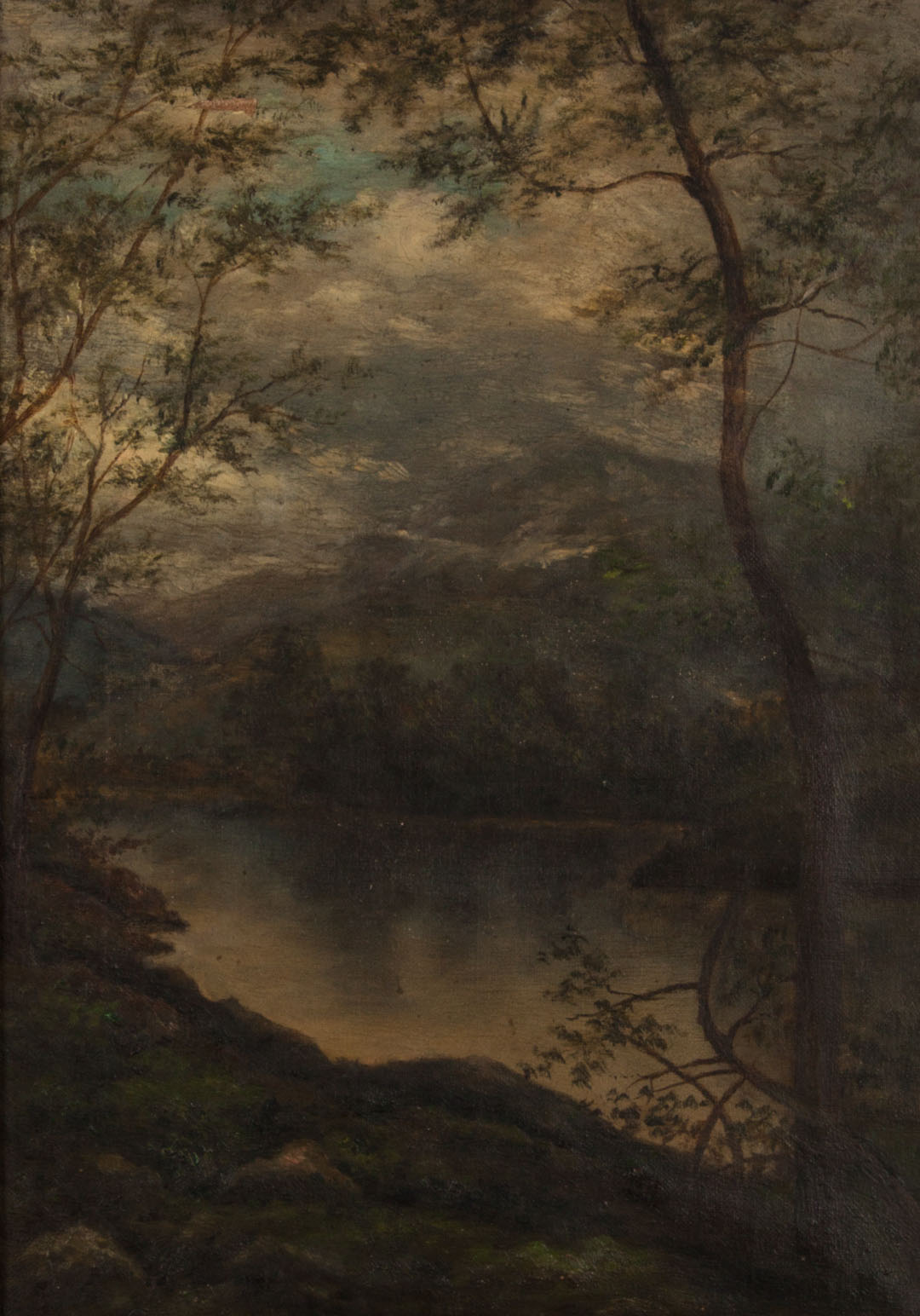 Appraisal: American School Landscape oil on canvas late th century x