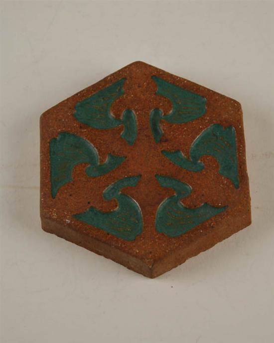 Appraisal: Batchelder Hexagonal Tile square