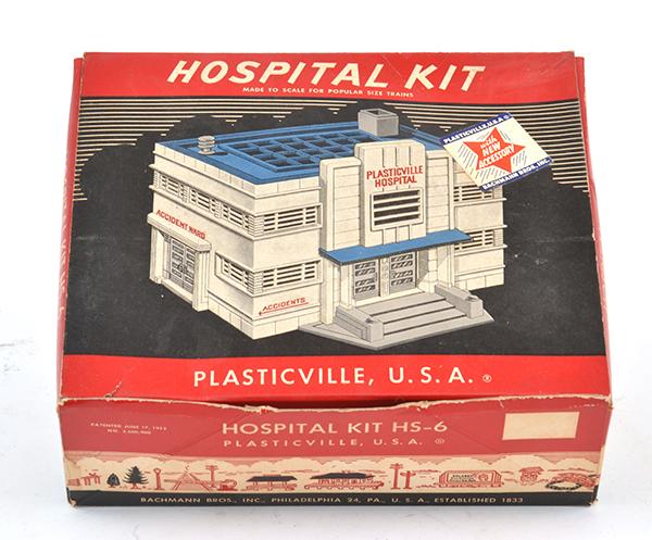 Appraisal: PLASTICVILLE U S A HOSPITAL KIT A LOT PLASTICVILLE U